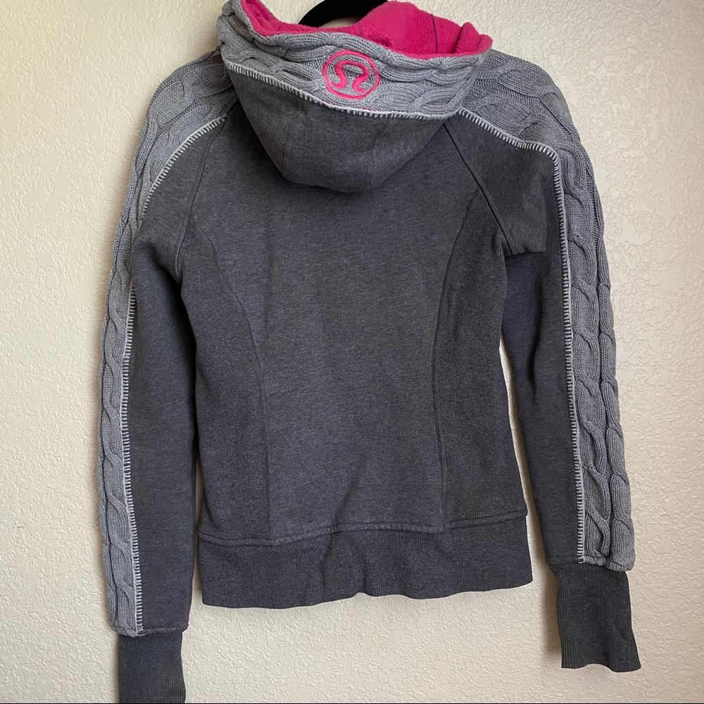 Lululemon Special Edition Cable Knit Scuba Hoodie